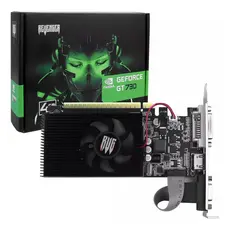 Placa De Vídeo Nvidia Ge Force Gt610 2G 64Bits DDR3 HDMI VGA DVI Low Profile Revenger Imagem Nitida
