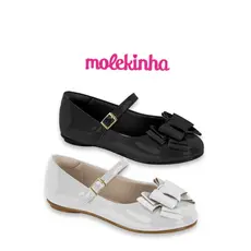 Sapatilha Infantil Molekinha 2083.1122 com Laço  – Conforto e Elegância para as Pequenas