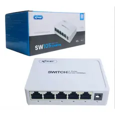 Switch 5 Portas Gigabit:  Plug-and-play!Lan Gigabit Hub 10/100/1000mbps Bivolt KNUP