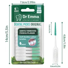 Escovas De Silicone Interdentais Palitos De Dente Escova Ferramentas De Limpeza Oral