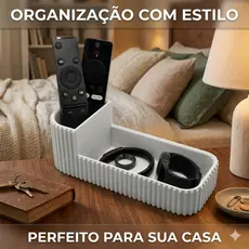 Organizador de Controles e Relógios 3D Porta-Objetos para Sala Minimalista