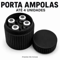 Porta Ampolas 3ml 4 Compartimentos Organizador Case Protetor Compacto com Tampa para Peptídeos Tirze