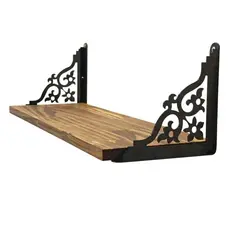 1 Uni. Prateleira 20x60 + Suporte Vitoriano Decorativo