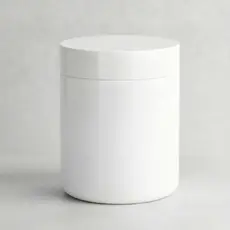 Kit Pote Plástico 500g com Tampa Rosca - Embalagem Profissional para Pomadas, Ceras e Géis e Cosméticos
