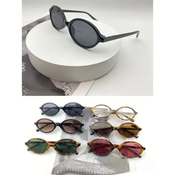 Óculos de sol femininos com armação oval pequena M1U