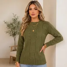 Blusa De Frio Feminina Tricot Premium Suéter Quentinho Inverno Luxo