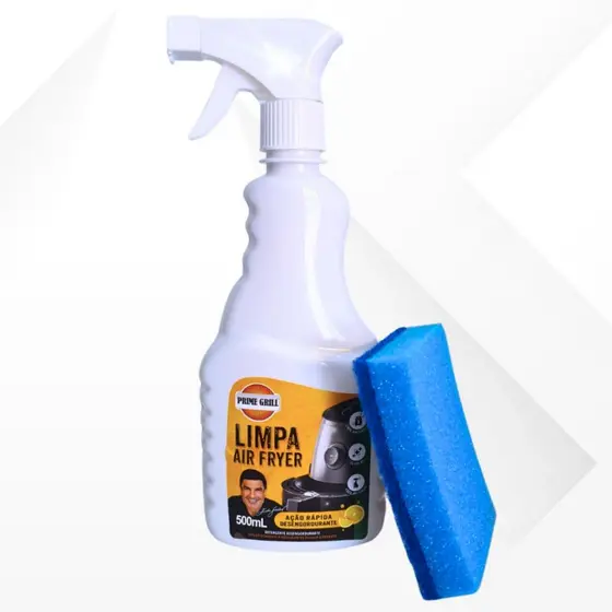 Kit Limpa Air Fryer Desengordurante Alto Poder Dissolve Gordura Sem Esfroço