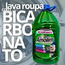 Lava Roupas Tira Manchas 5L Concentrado Com Bicarbonato Ativo Roupas Bancas Pretas e Coloridas