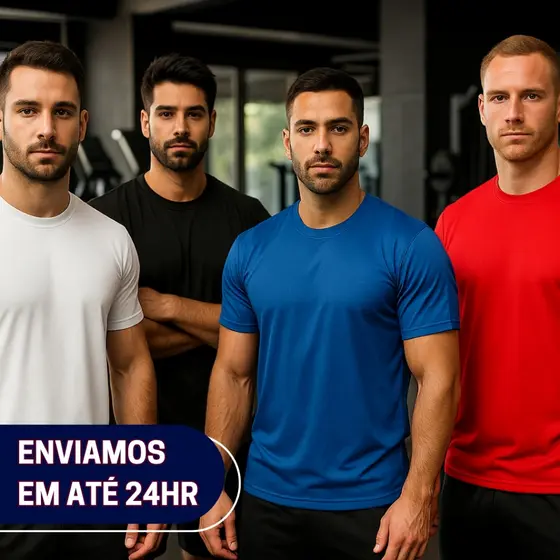 Camiseta Dry Fit Masculina Academia Esportes Cross Esportivas Raglan Kit Fitness