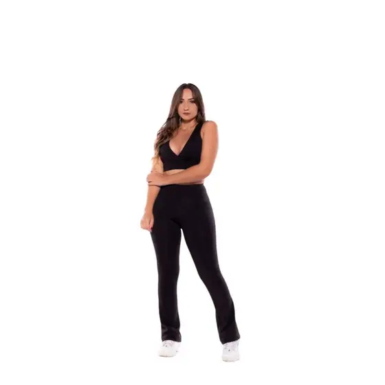 Calça Legging Flare, Bailarina, Boca de Sino, Flanelada, Peluciada, Cintura Alta, Moda Feminina