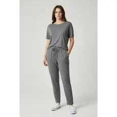 Calça Feminina Plus Size Malha Viscolycra Com Bolso Confortavel Dia a Dia Elegante