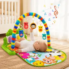 Brinquedo Educativo Bebê Tapete de Atividades com Piano Interativo