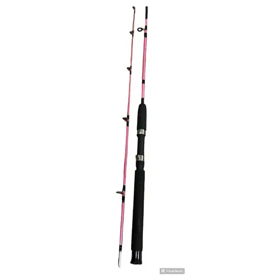 Vara de pesca Rosa Mulan Ottoni 1,80m Linda.