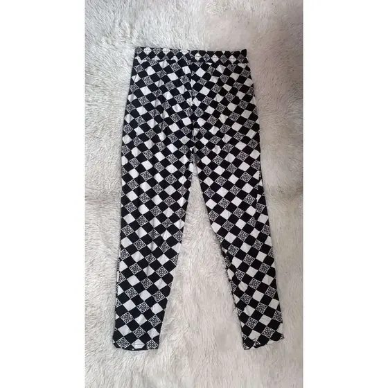 Calça de Malha Estampada Feminina 008