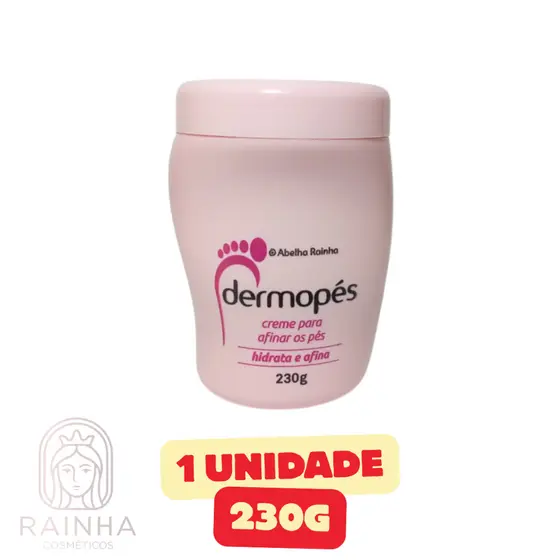 Abelha Rainha Dermopés Creme para Rachaduras nos Pés 230g Hidratação Intensa Hidrata e Afina