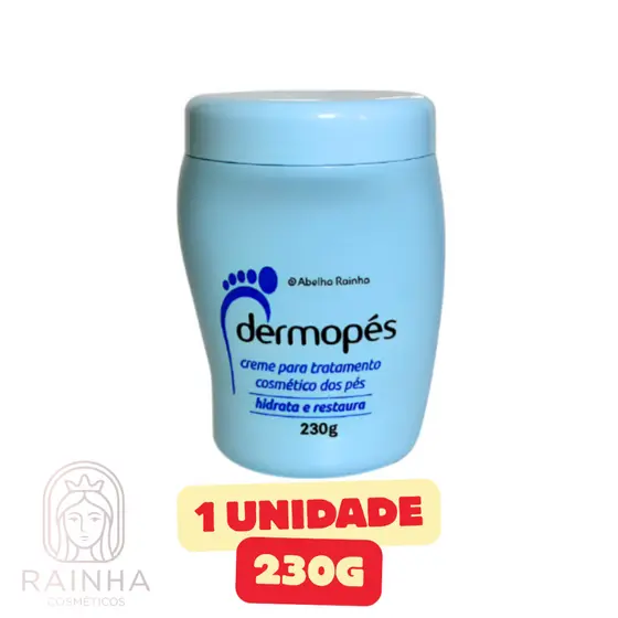 Abelha Rainha Dermopés Creme para Rachaduras nos Pés 230g Hidratação Intensa Pés Ressecados