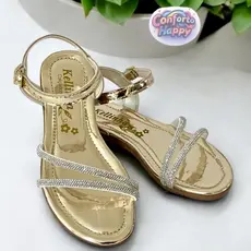 Sandália Infantil Rasteirinha Feminina De Menina Super Confortável 01