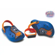 Sandália Infantil Masculina Babuche Original Leve e Confortável Com Relógio de Brinde