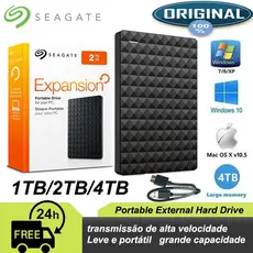 Seagate Original Hd Externo 1TB/2TB/4TB USB 3.0 Disco Rígido Móvel Portátil Para Computador