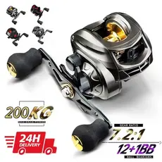240Kg Carretilha De Pesca Com Marine Sports Pitching 7:2 : 1 AltaMax Molinete De Pesca Molinete Pesca Mulinete~