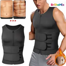 Cinta Abdominal Masculino Power : Modelador Ajustável , Redutor con Effecto Sauna para Quemar Gordora E Planar Barriga
