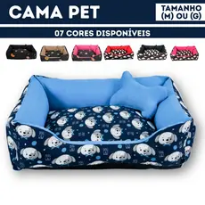 Cama Pet Lavável Confortável Para Cachorro Gato Tamanho M e G Aconchegante Caminha Impermeável Antiderrapante