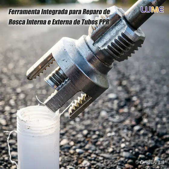 Rosqueador Abridor Interno e Externo para Tubos de PVC 1/2" e 3/4"   Compatível com Furadeira/Broca