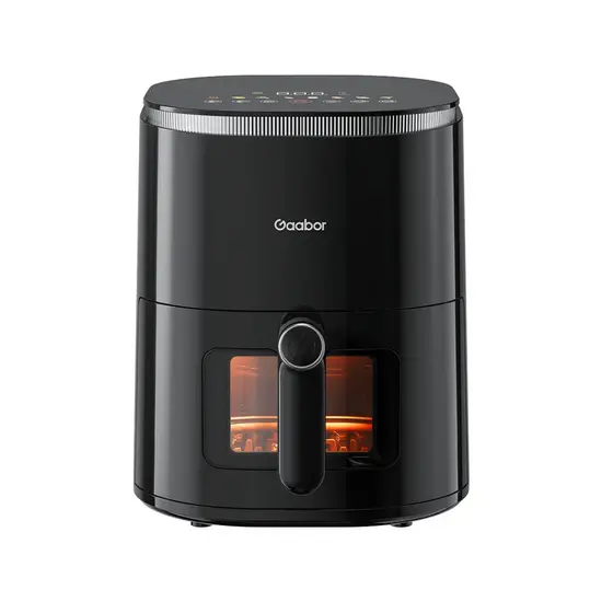 Gaabor Air Fryer Elétrica 4,2L Queimador Duplo com Touch e Visor Transparente Timer Antiaderente AF-45T02A