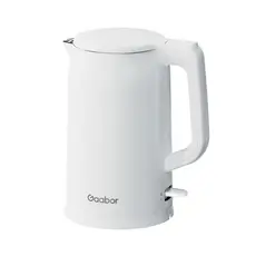 Gaabor Chaleira Branca com Apito 1500W Anticorrosiva e Durável Controle Preciso de Temperatura EK20M-WH01A -1