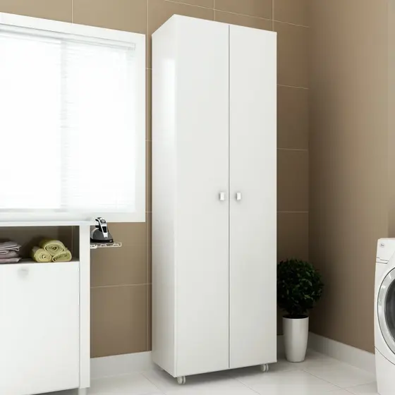 Armário Multiuso 2 Portas Branco