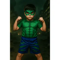 Fantasia infantil Hulk menino FESTAS ANIVERSÁRIOS CARNAVAL