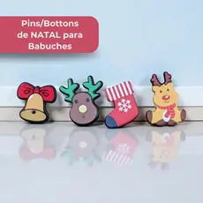 Pins de Natal Para Babuches Bttons Tema Natalino