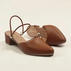 Sapato Feminino Social Scarpin Bico Fino Salto Baixo Grosso 5cm Conforto e Elegância