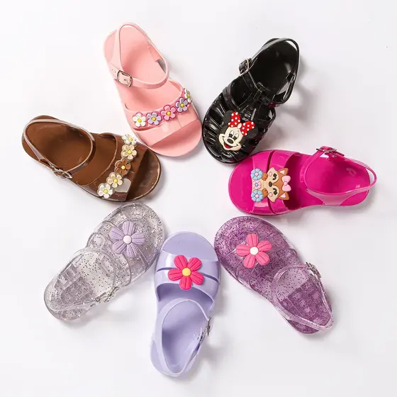 Sandália Infantil Estilo Melissa para Menina – Confortável, Leve e Resistente