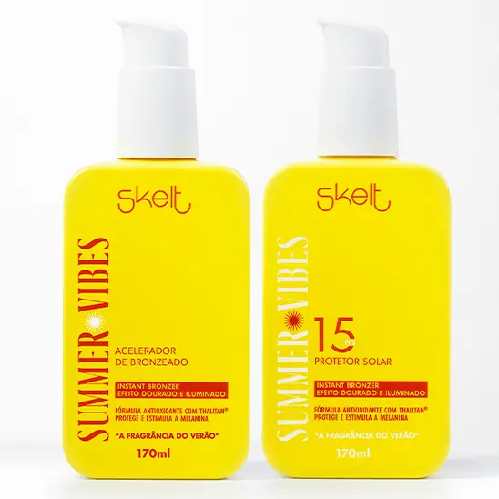Kit Summer Vibes Protetor FPS 15 + Acelerador - Skelt