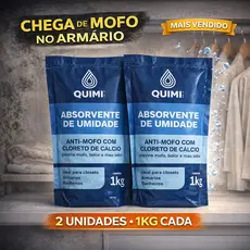 Kit 2kg Cloreto de calcio 100% puro anti mofo desumidificador guarda roupas e armários em bolinhas