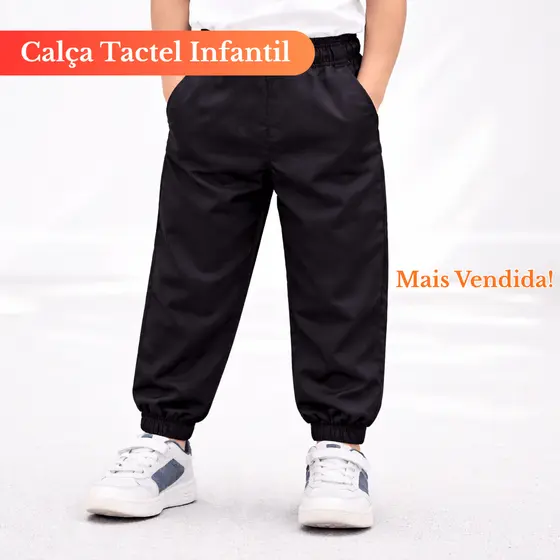 Calça Tactel Infantil Com Punho Confortável