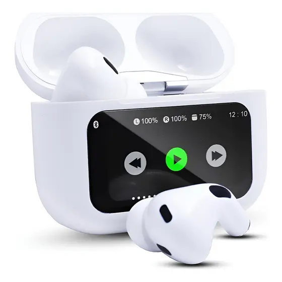 Fone Ouvido Bluetooth Tws Tela Touch Ips Anti-ruido Até 33h