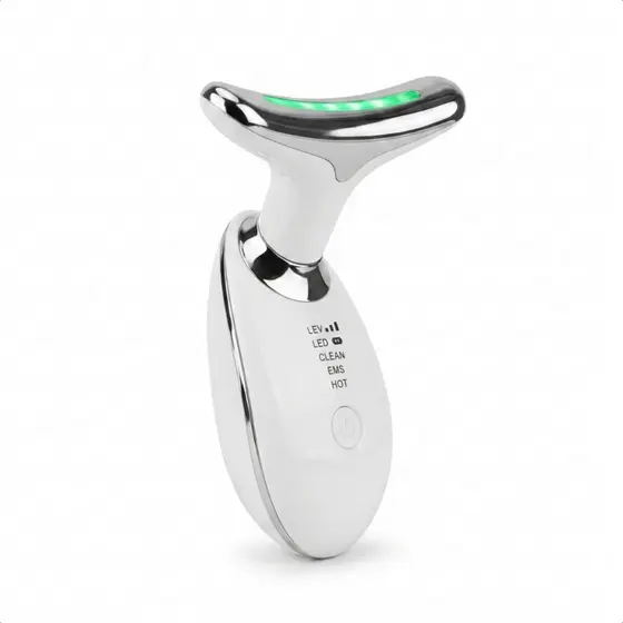 Massageador Facial Led Fototerapia Anti Rugas Drenagem Rosto