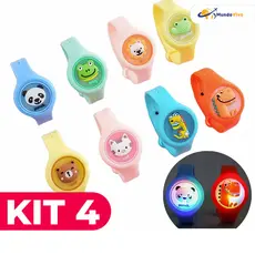 Pulseira LED Anti-mosquito infantil tamanho ajustável tipo durável estilo meninos