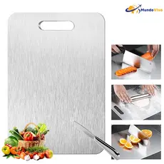 Tabua Aco Inox 304 Reversivel Acabamento Escovado Antibacteriana e Resistente a MofoProfissional