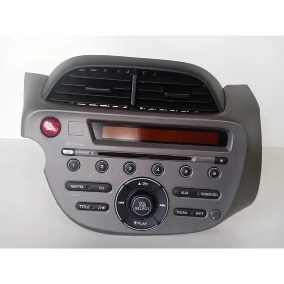 Moldura Painel Com Rádio E Difusor Ar Honda Fit 2009 a 14 Co