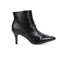 Ankle Boot Bebecê Salto Fino Bico Fino