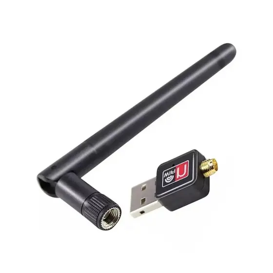 Adaptador USB Wi-Fi 802.11n com Antena Destacável 150 Mbps – Plug & Play