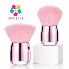 ANA1108 1/2 PCS Pincel De Maquiagem Facial Pó Blush Base Rosa Kabuki