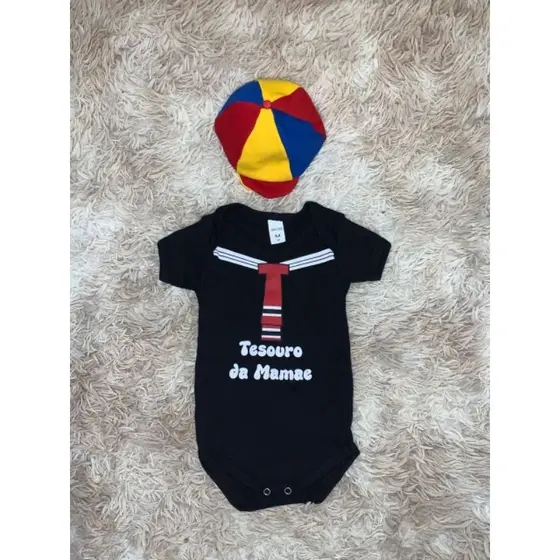Bodys infantil temático tesouro da mamãe