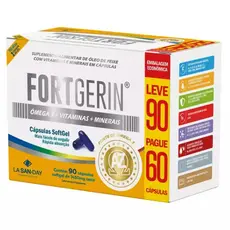 Fortgerin AZ + Ômega 3 - Leve 90 e Pague 60 Cápsulas