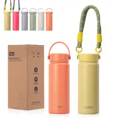 Garrafa Térmica WATERSY 532ml Aço Inoxidável, Quente/Frio por Horas, p/ Academia e Viagem