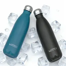 WATERSY kit 2 Garrafa Termica 500ml garrafa espacial Quente Frio Com Isolamento Termico De Grande