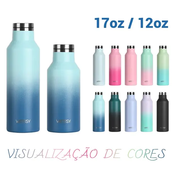 WATERSY Garrafa Térmica 350ml 500ml garrafa espacial Quente & Térmico De Grande Capacidade